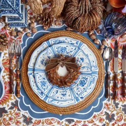 Agatha Blue Placemats (Set Of 4)|Mrs. Alice New
