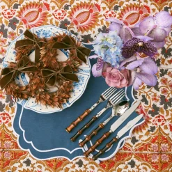 Agatha Blue Placemats (Set Of 4)|Mrs. Alice New