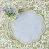 Alathea Blue & Green Linen Placemats (Set Of 4)|Mrs. Alice Online