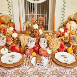 Alathea Caramel Linen Placemats & Napkins (Set Of 4)|Mrs. Alice Clearance