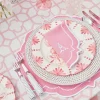 Amelie Pink Placemats & Napkins (Set Of 4)|Mrs. Alice Best