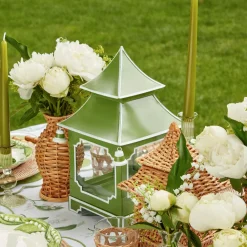 Apple Green Pagoda Lantern|Mrs. Alice Outlet