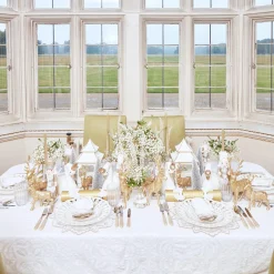 Applique White Tablecloth|Mrs. Alice Sale