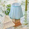Baby Blue Lotus Lampshade|Mrs. Alice