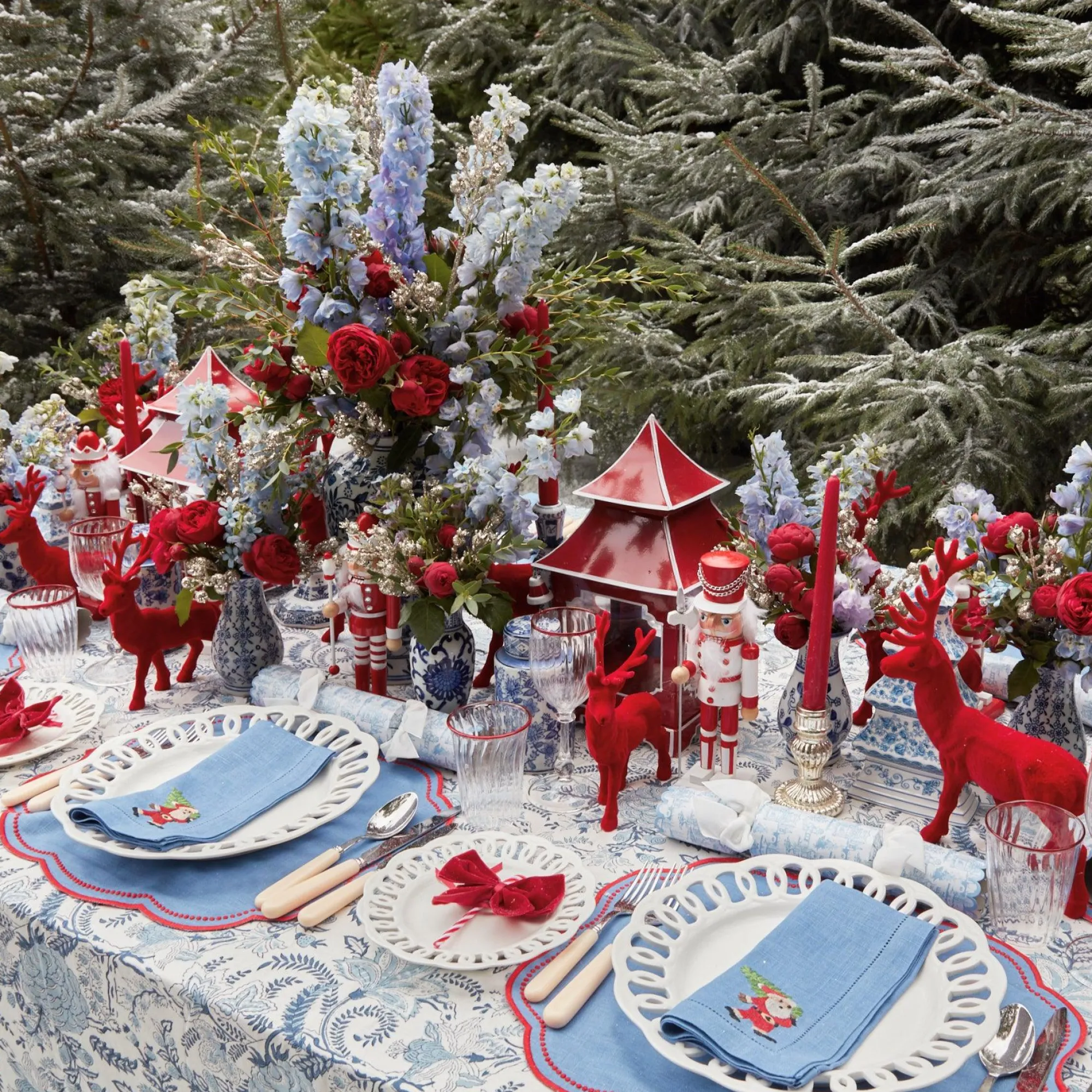 Berry Red Candles (Set Of 8)|Mrs. Alice Hot