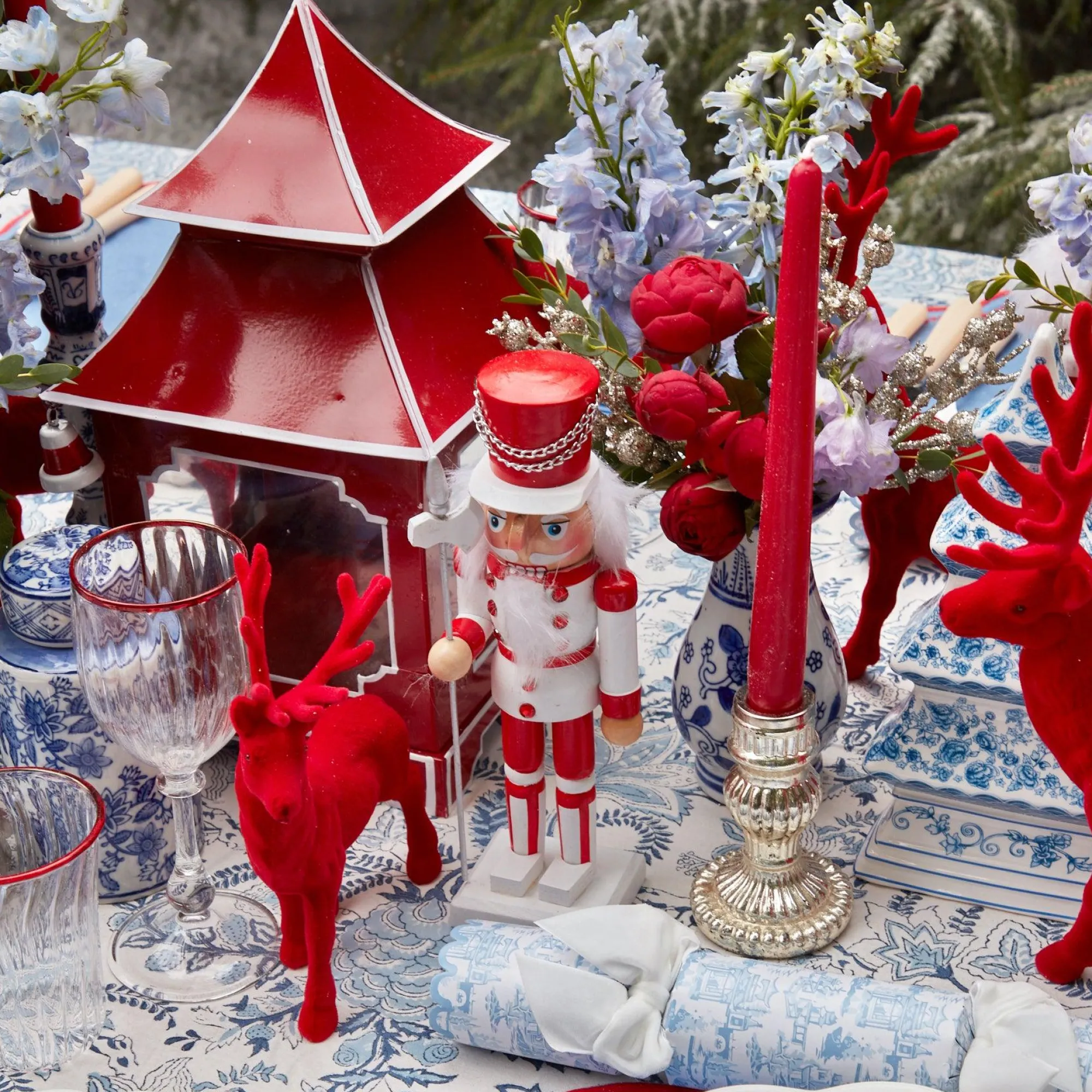 Berry Red Candles (Set Of 8)|Mrs. Alice Hot