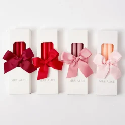 Berry Red Candles (Set Of 8)|Mrs. Alice Hot