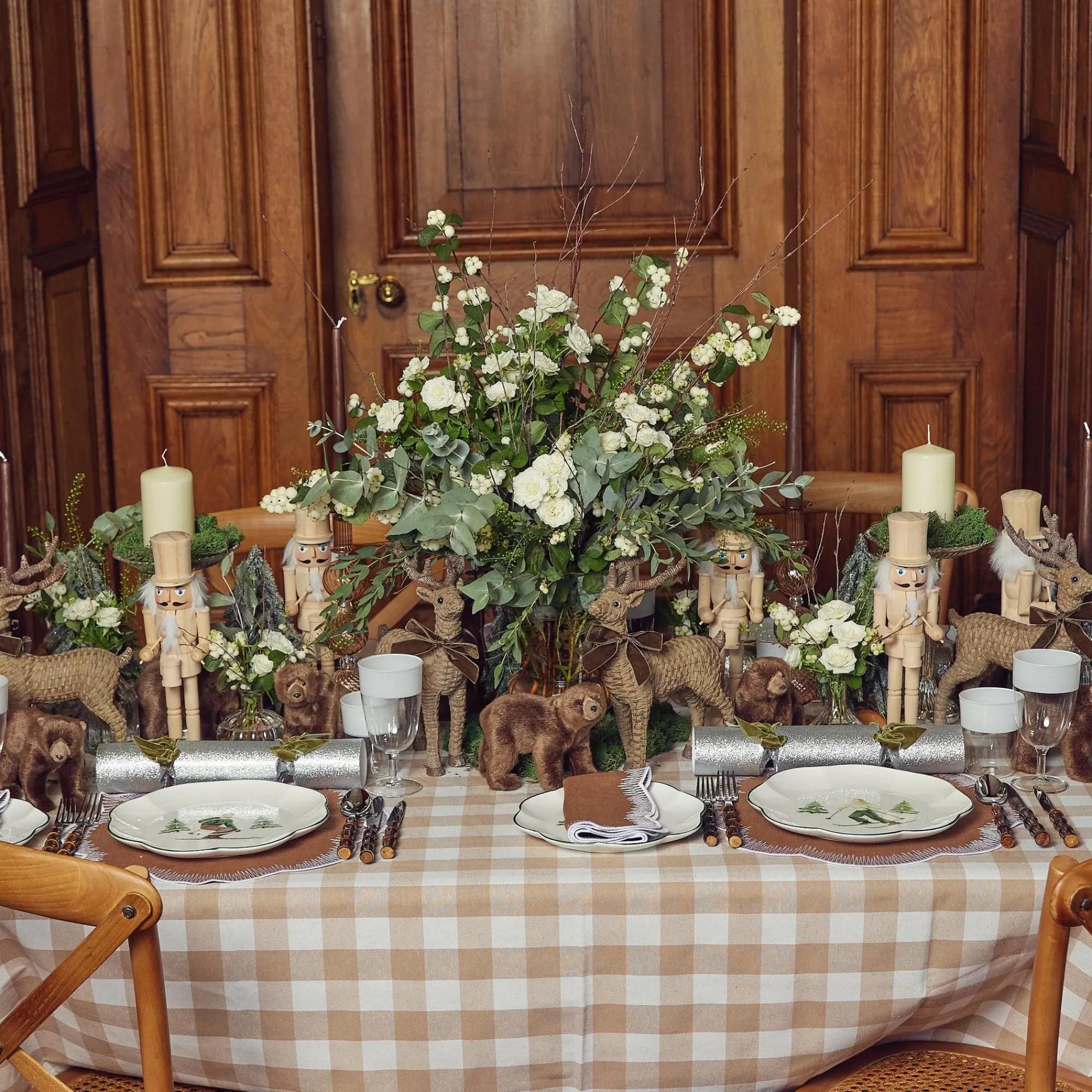 Biscuit Gingham Tablecloth|Mrs. Alice Hot