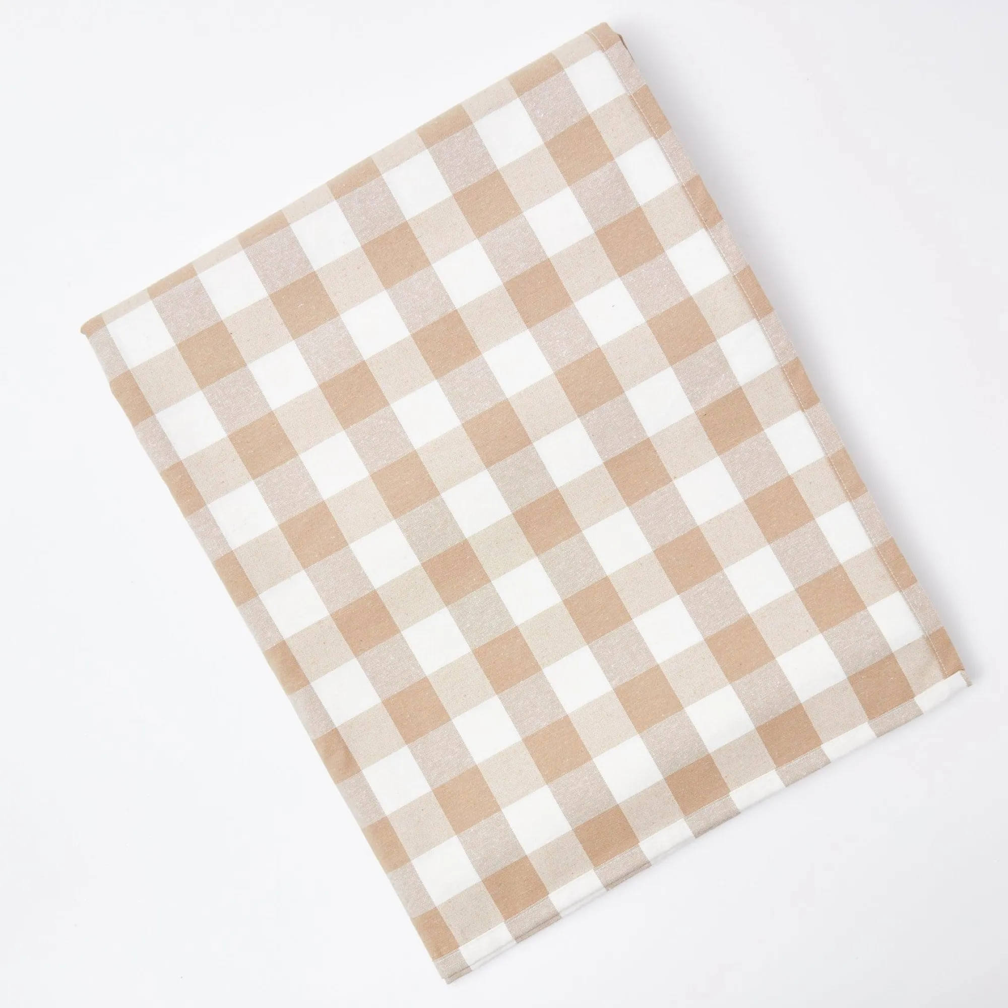 Biscuit Gingham Tablecloth|Mrs. Alice Hot