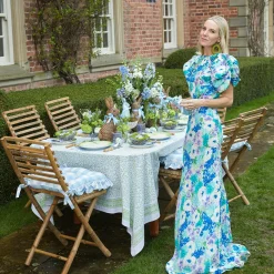 Blue & Brown Rattan Rabbit Family|Mrs. Alice Outlet