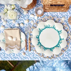 Blue Coral Dinner Plate|Mrs. Alice New