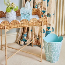 Blue Floral Toleware Set|Mrs. Alice Clearance