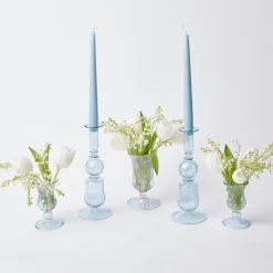 Blue Fluted Vase Set|Mrs. Alice Sale