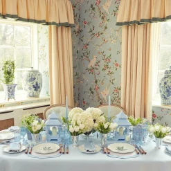 Blue Fluted Vases (Pair)|Mrs. Alice Best