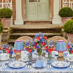 Blue Fluted Vases (Pair)|Mrs. Alice Best