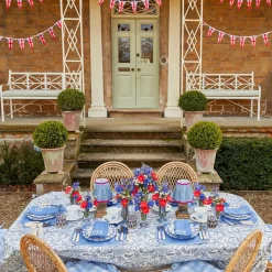 Blue Fluted Vases (Pair)|Mrs. Alice Best