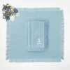 Blue Fringe Napkins (Set Of 4)|Mrs. Alice New