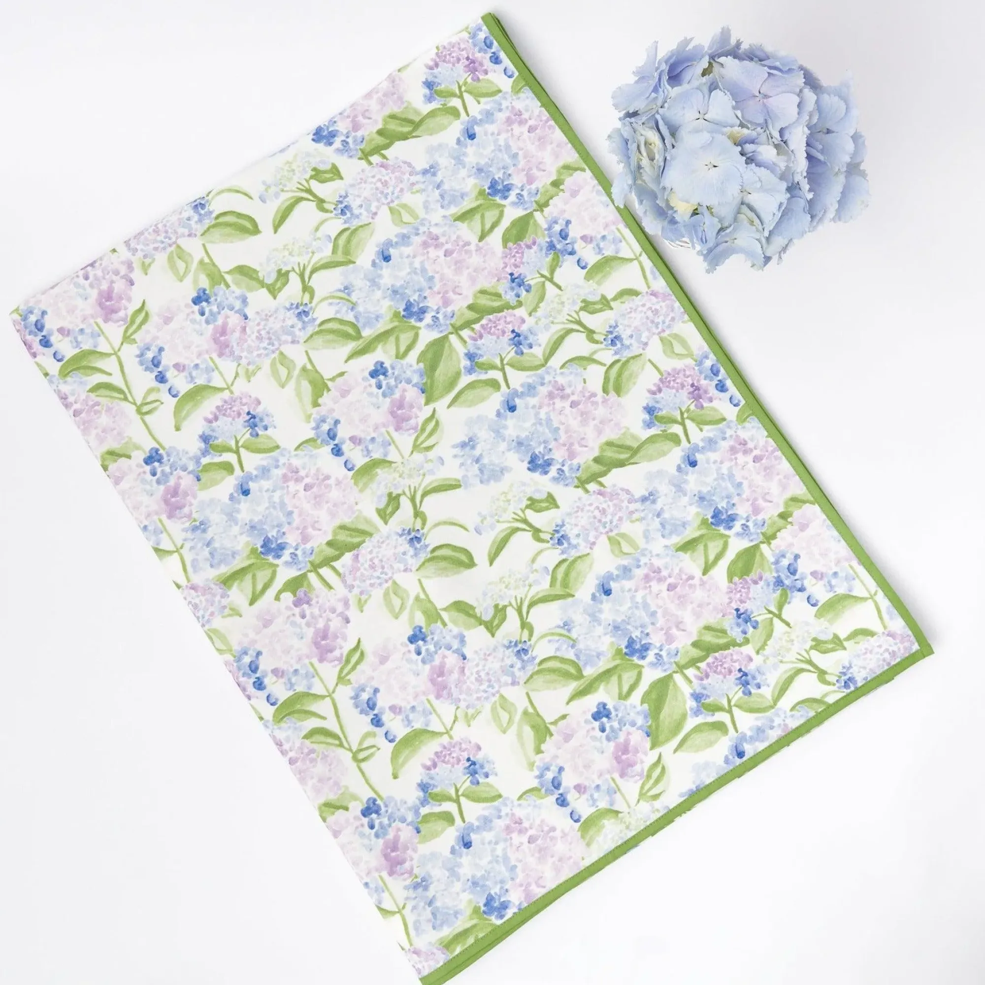 Blue Hydrangea Tablecloth|Mrs. Alice Discount