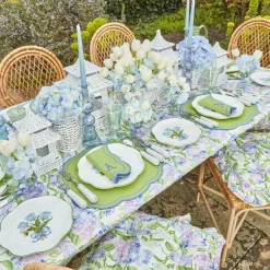 Blue Hydrangea Tablecloth|Mrs. Alice Discount
