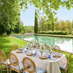 Blue Lily Of The Valley Dinner & Starter Plates (Set Of 8)|Mrs. Alice New