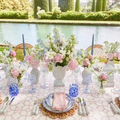 Blue Lily Of The Valley Dinner & Starter Plates (Set Of 8)|Mrs. Alice Hot