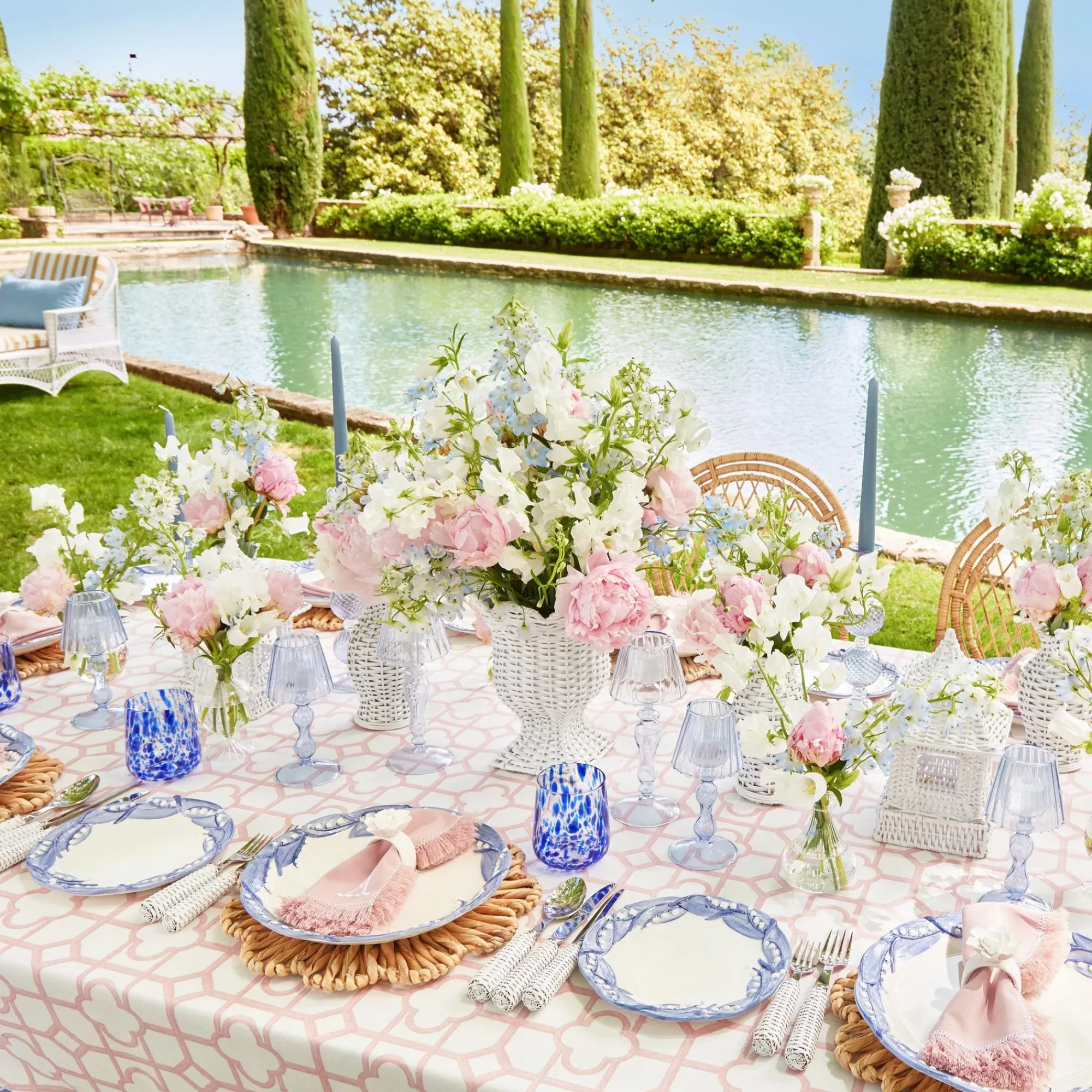 Blue Lily Of The Valley Starter Plate|Mrs. Alice