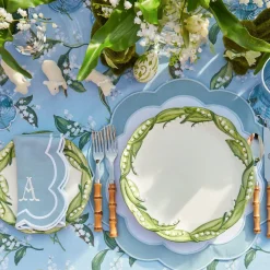 Blue Lily Of The Valley Tablecloth|Mrs. Alice Discount