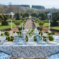 Blue Lily Of The Valley Tablecloth|Mrs. Alice Discount