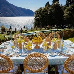 Blue Matilde Dinner & Starter Plates (Set Of 8)|Mrs. Alice Best