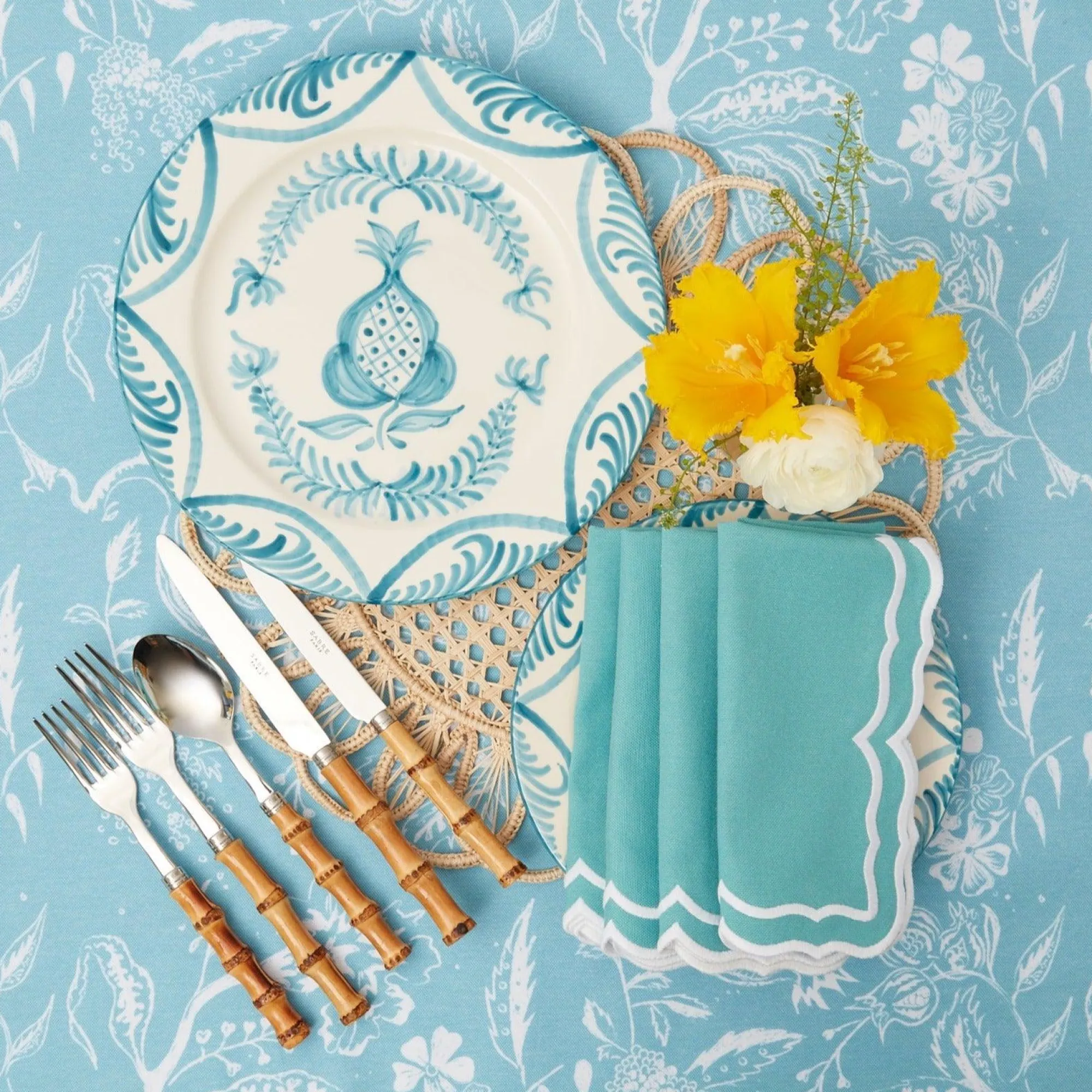 Blue Melograno Dinner Plate|Mrs. Alice Hot