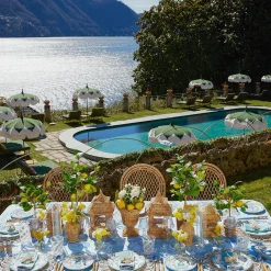 Blue Melograno Starter Plates (Set Of 4)|Mrs. Alice Best