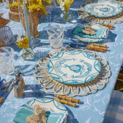 Blue Melograno Tablecloth|Mrs. Alice Sale
