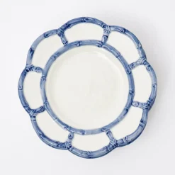 Blue Petal Bamboo Dinner Plate|Mrs. Alice Best