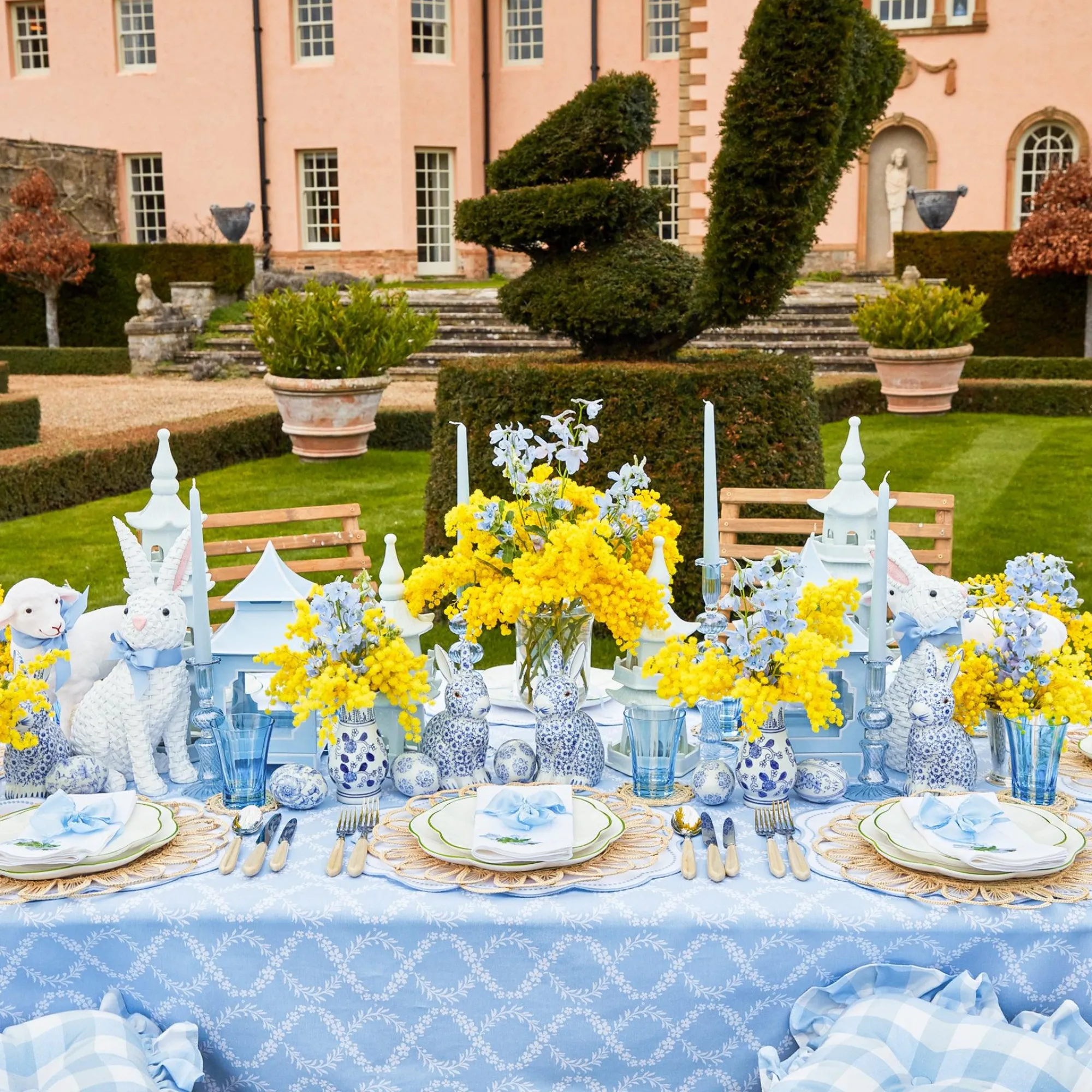 Blue Positano Glasses (Set Of 4)|Mrs. Alice Hot