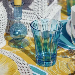 Blue Positano Glasses (Set Of 4)|Mrs. Alice Hot