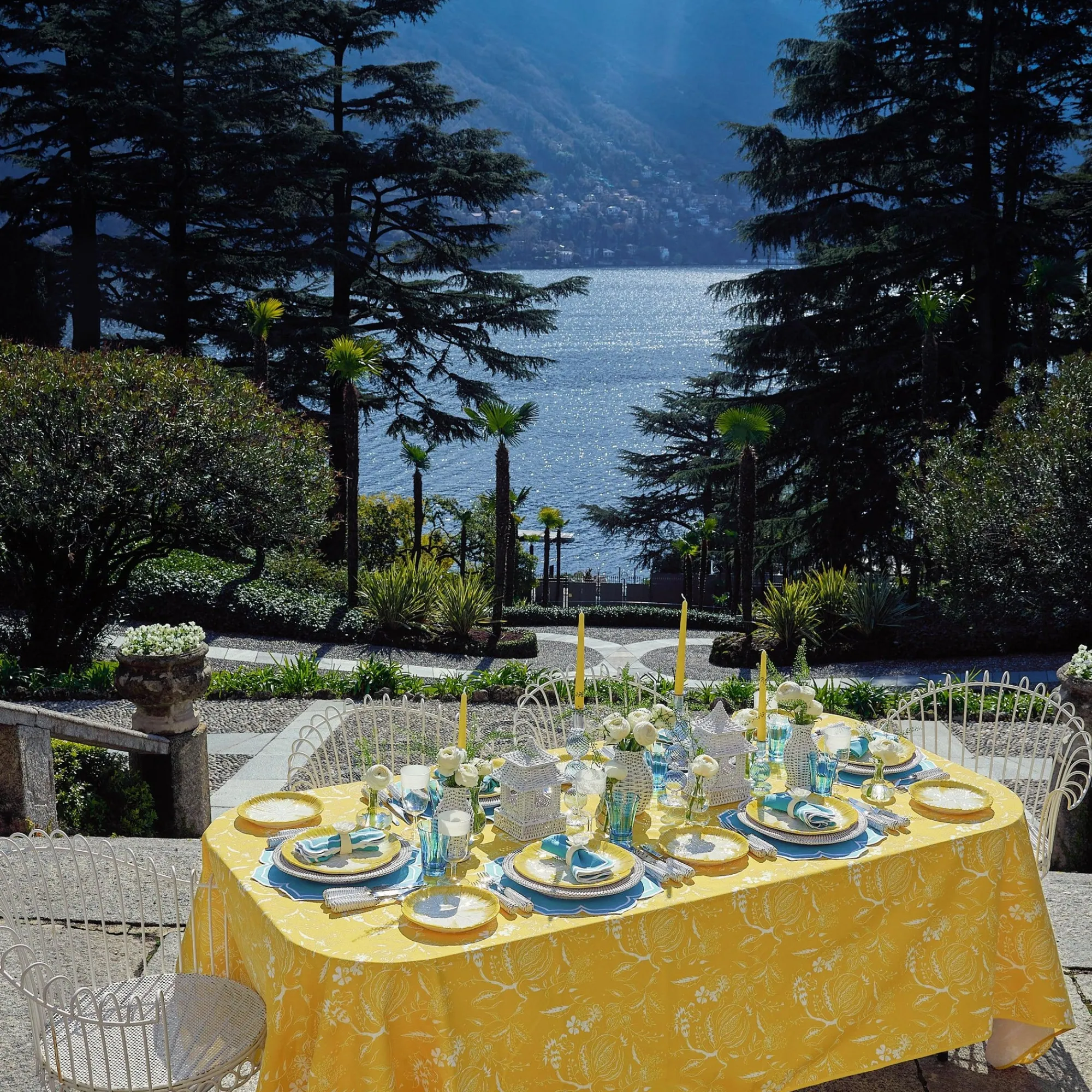 Blue Positano Glasses (Set Of 4)|Mrs. Alice Hot