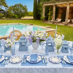 Blue Rattan Pagoda Lantern|Mrs. Alice Online