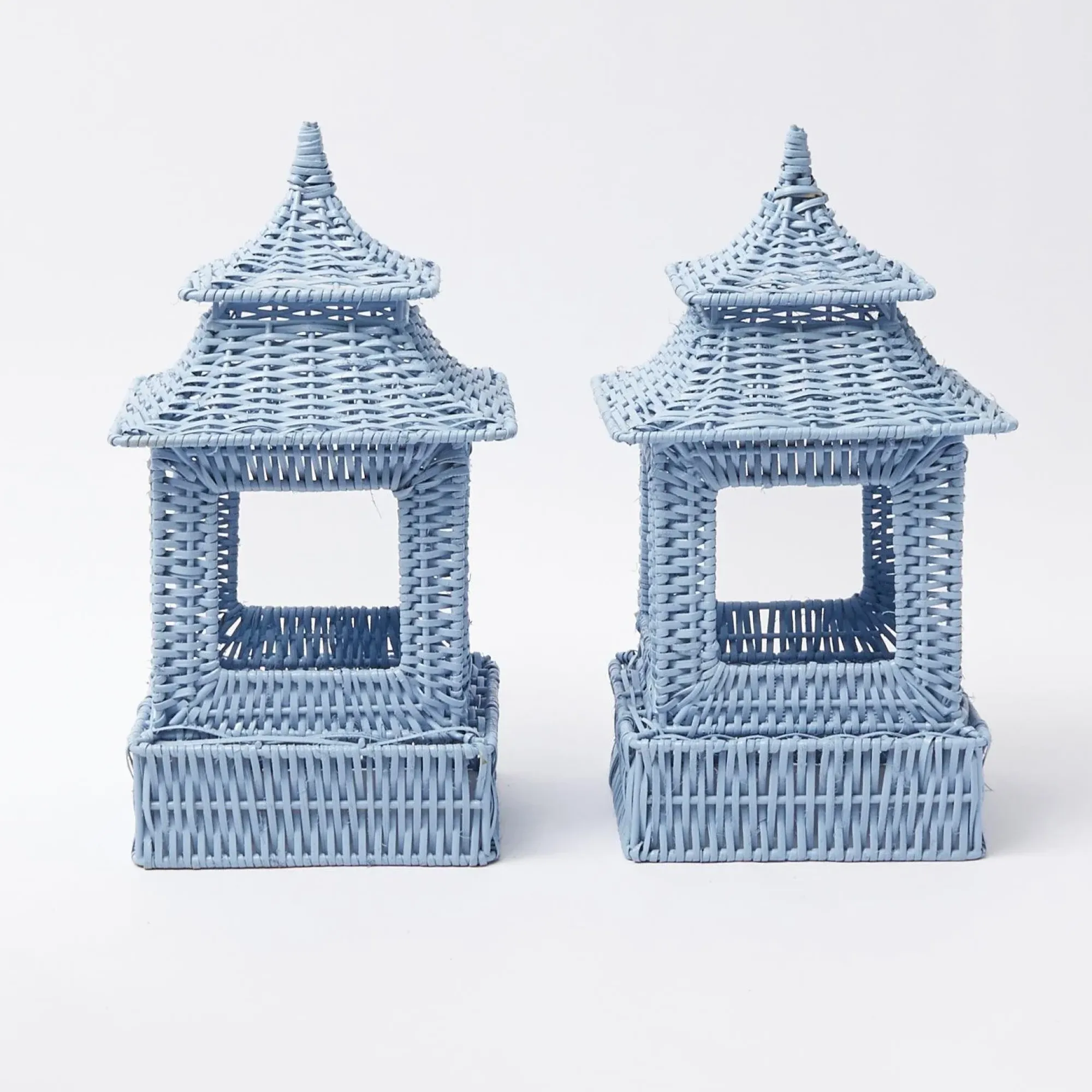 Blue Rattan Pagoda Lantern|Mrs. Alice Online