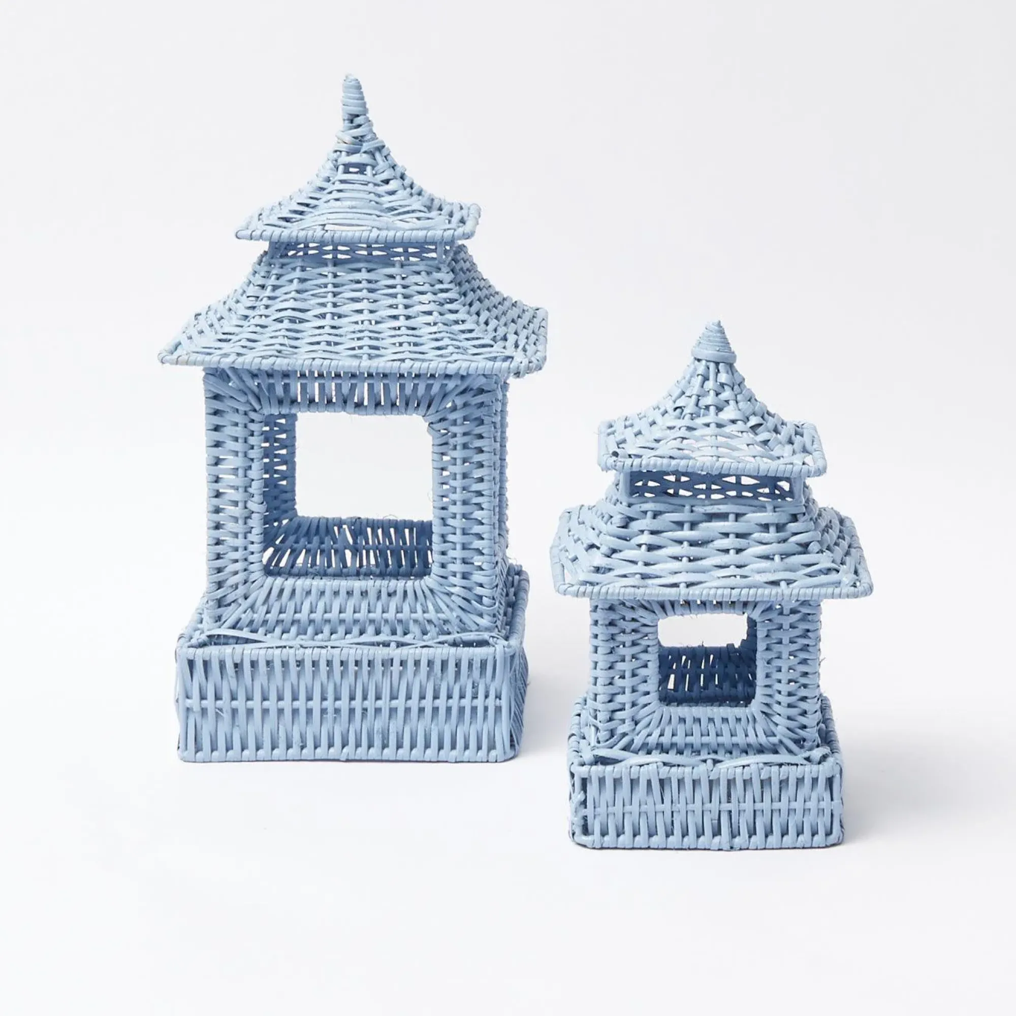Blue Rattan Pagoda Lantern|Mrs. Alice Online