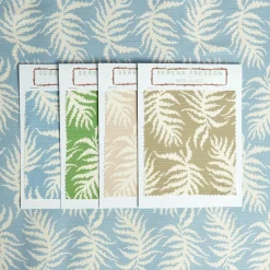 Blue Trailing Ferns Fabric|Mrs. Alice