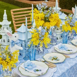 Blue Tulip Starter Plates (Set Of 4)|Mrs. Alice Online