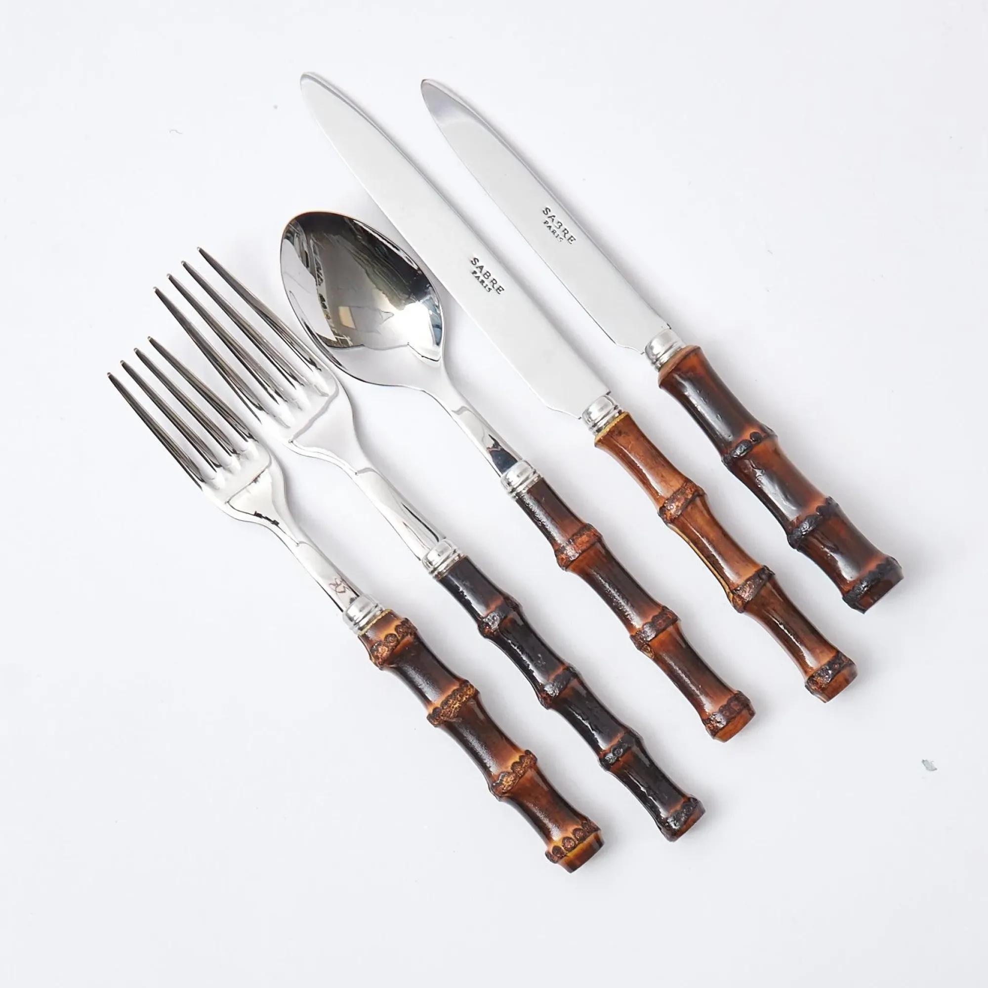 Burnt Bamboo Cutlery (5 Piece)|Mrs. Alice Outlet