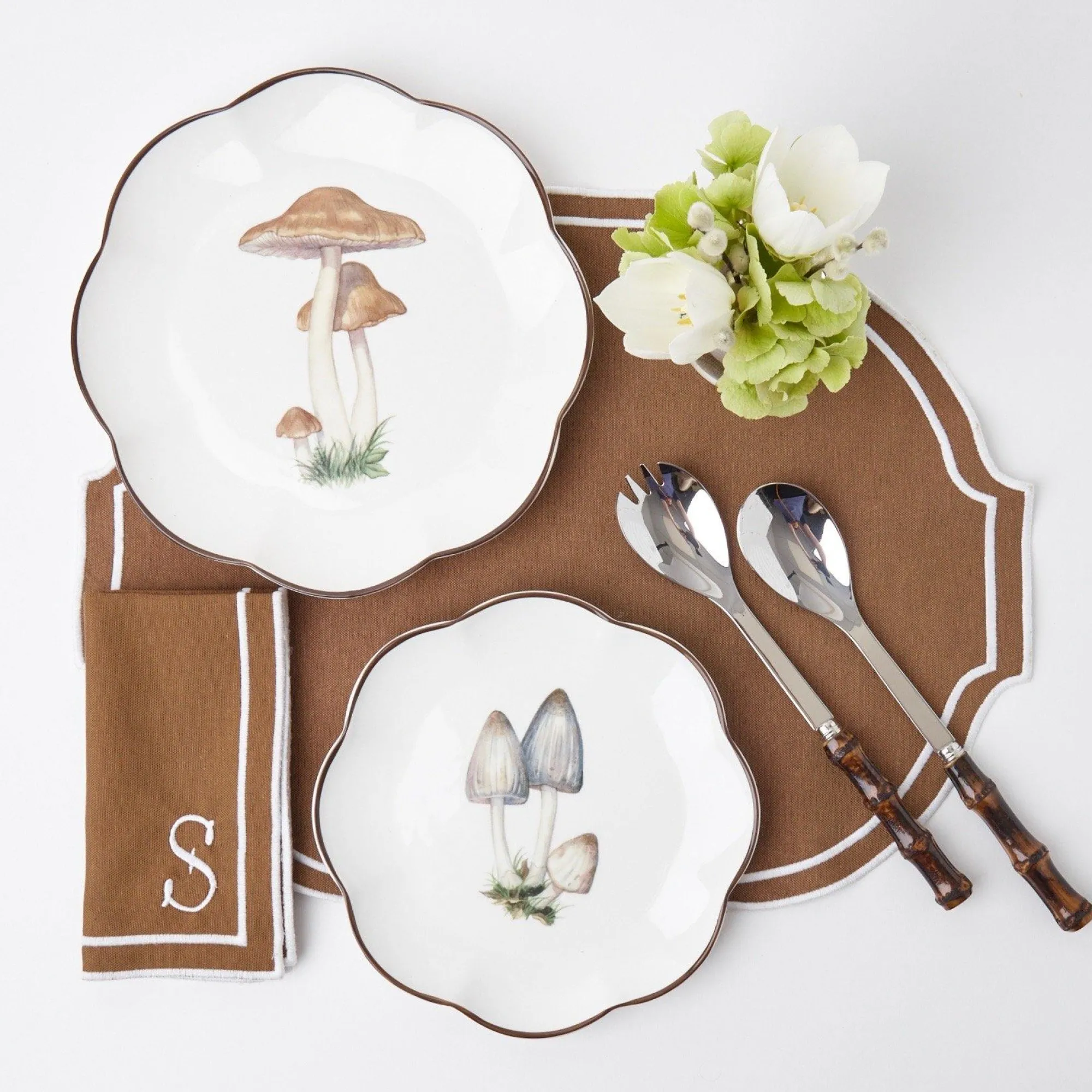 Burnt Bamboo Salad Servers|Mrs. Alice Discount