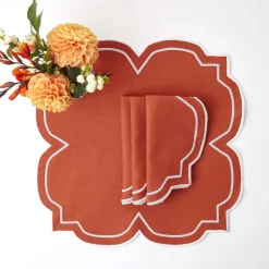 Burnt Orange Napkins (Set Of 4)|Mrs. Alice Hot