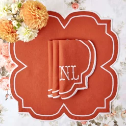 Burnt Orange Napkins (Set Of 4)|Mrs. Alice Hot