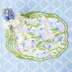 Camilla Hydrangea Placemats (Set Of 4)|Mrs. Alice Online