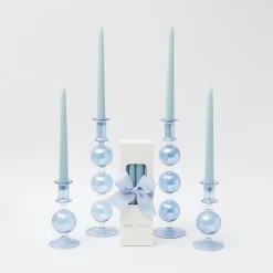 Camille Azure Candle Set (Blue)|Mrs. Alice Discount