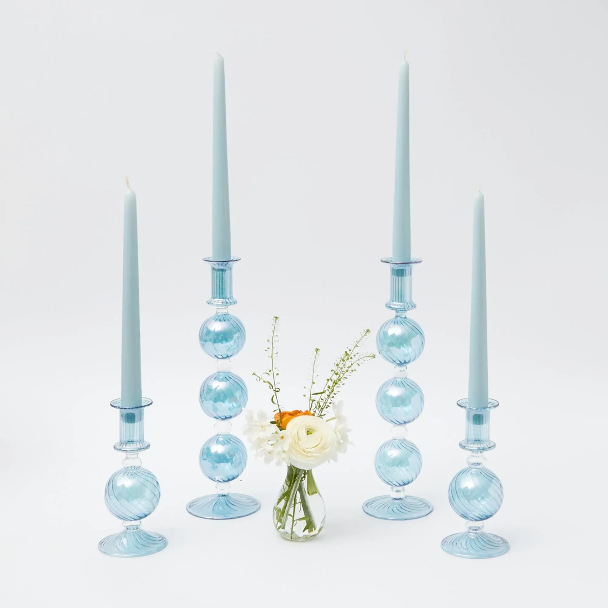 Camille Azure Candle Set (Blue)|Mrs. Alice Discount