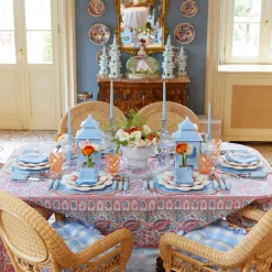 Camille Azure Candle Set (Blue)|Mrs. Alice Discount