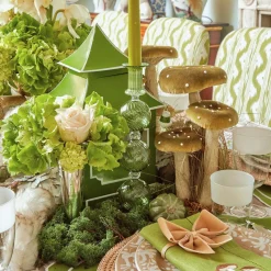 Camille Olive Candle Holder Set|Mrs. Alice Sale